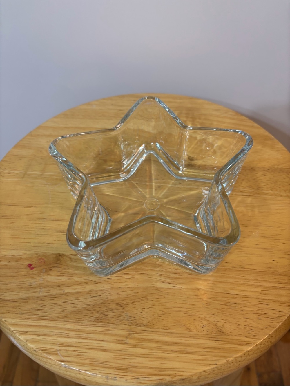 Libbey star-shaped dish